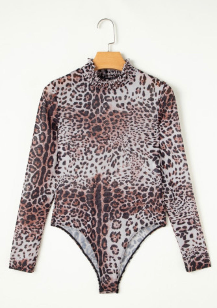 Leopard body suit